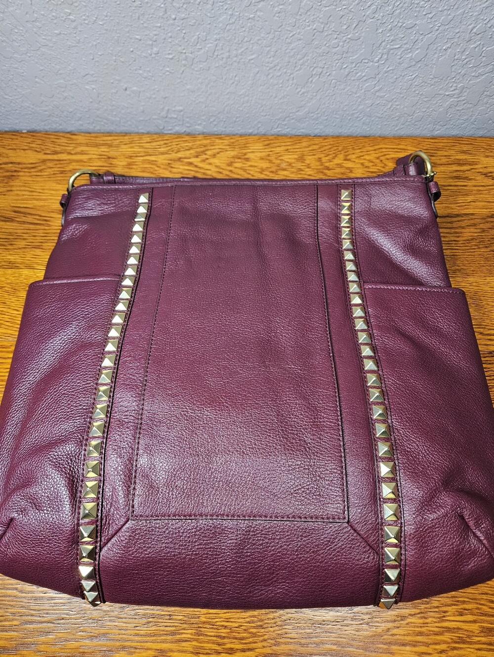 Coach Park Leather Pyramid Stud Hobo - Picture 3 of 13